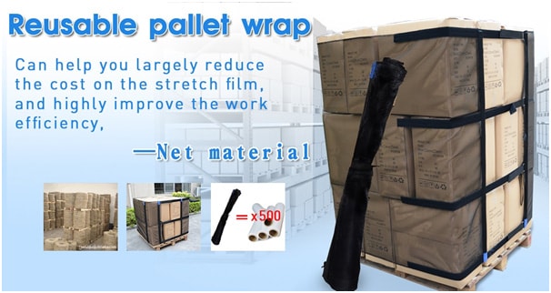 4' Reusable Pallet Wrap Cover, Heavy Duty